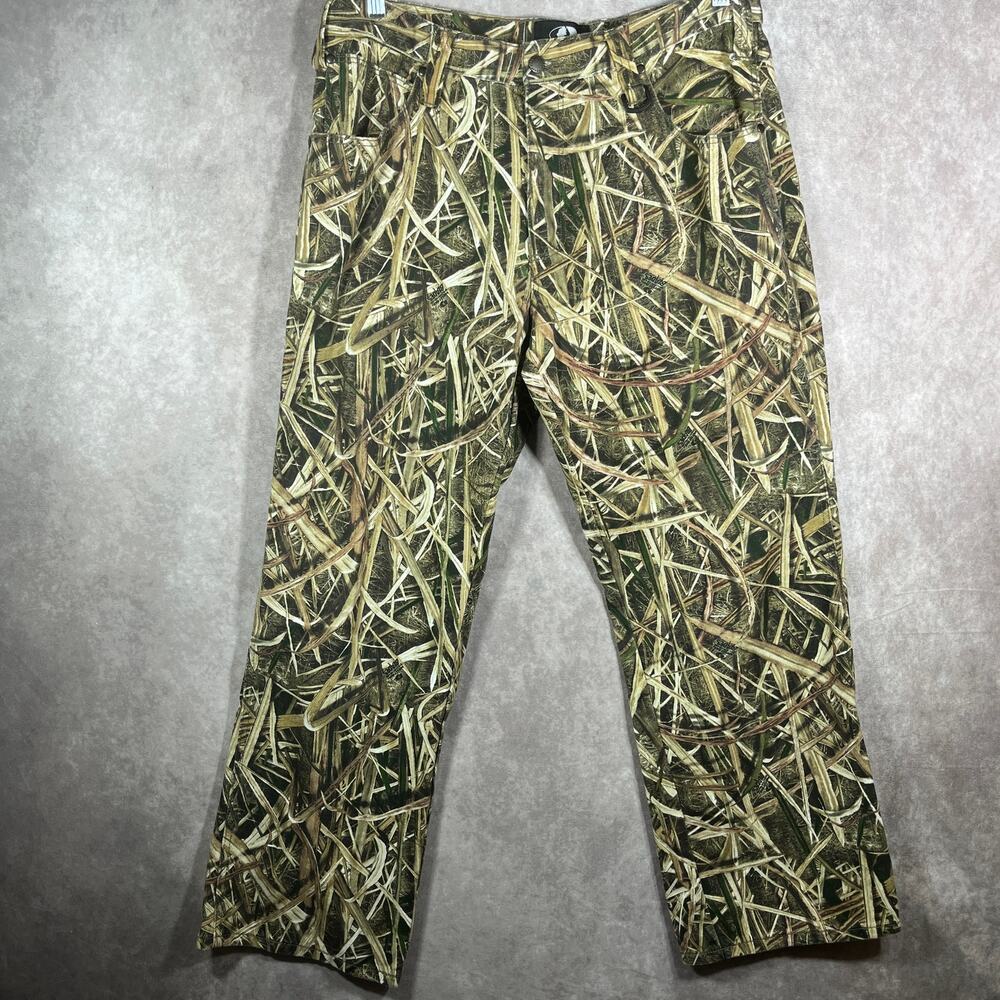 Mossy Oak Pants‎ Mens 36X30 Green Camouflage Corduroy Straight Outdoor Hunting